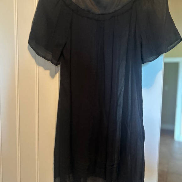 Femme De Carriere/Sandra Angelozzi Sheer Silk Tunic, size 34 - Picture 3 of 4